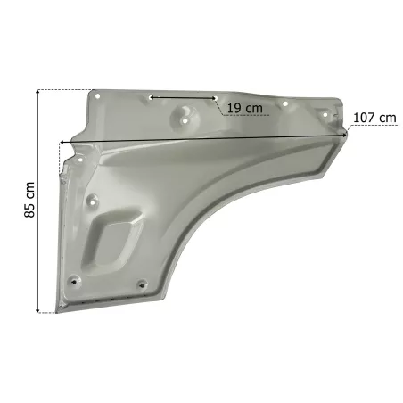 Volvo FH5 (2021-) Türenverlängerung Metall Rechts