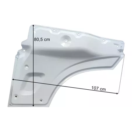 Volvo FH5 Türverlängerung Tür Rechts Aluminium