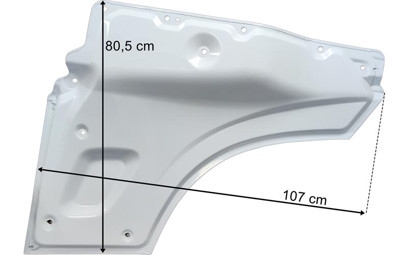 Volvo FH5 Türverlängerung Tür Rechts Aluminium