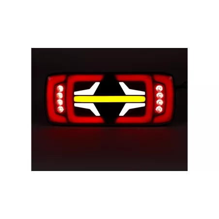 ЗАДНИЙ ФОНАРЬ LED NEON С ДИНАМИЧЕСКИМ УКАЗАТЕЛЕМ ПОВОРОТА ГРУЗОВИК АВТОБУС