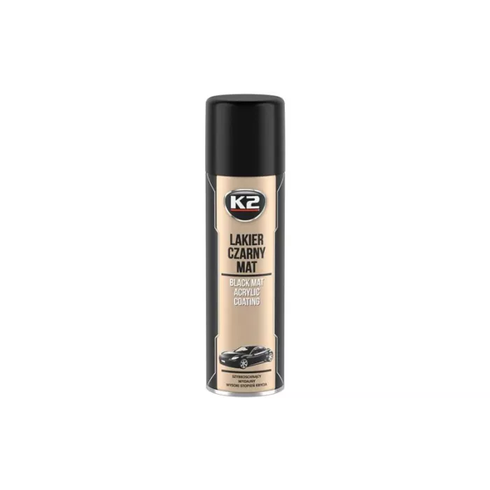 K2 Pintura Negra Mate AcrÍlica 500ml
