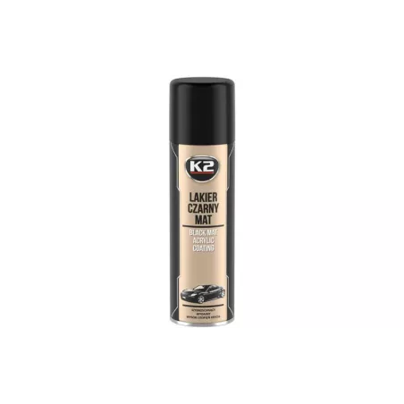 K2 Pintura Negra Mate AcrÍlica 500ml
