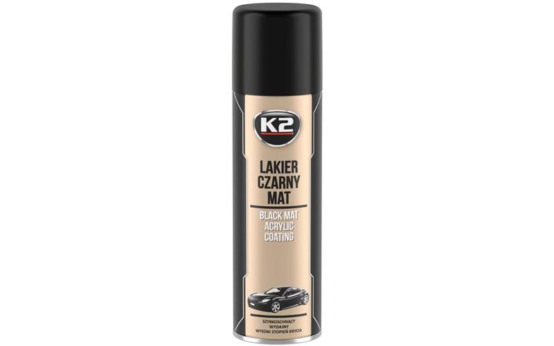 K2 Pintura Negra Mate AcrÍlica 500ml