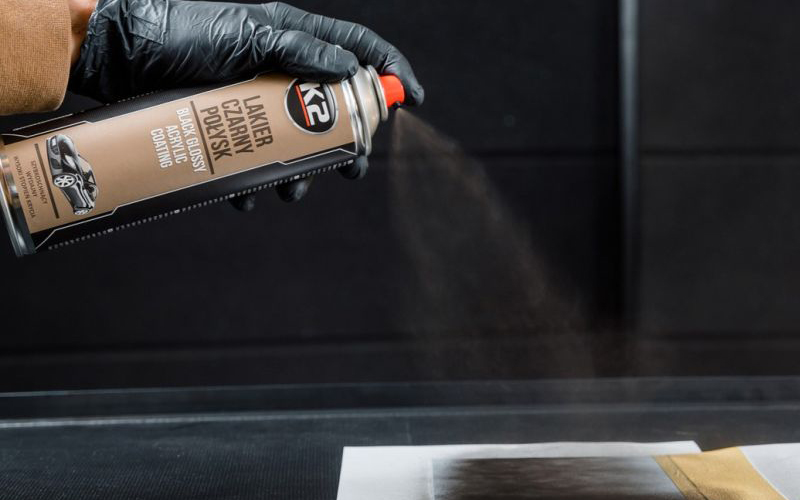 K2 Pintura AcrÍlica Negra Brillante 500ml