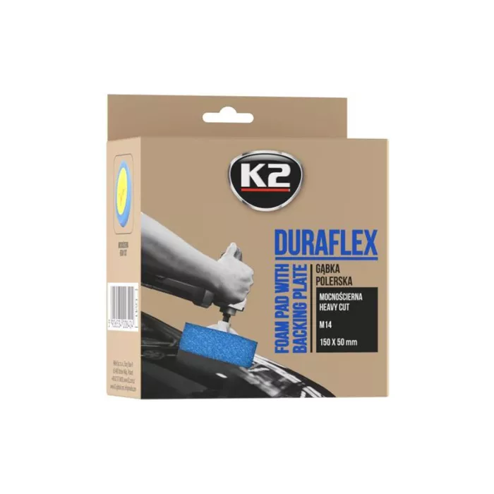 K2 Duraflex Heavy Cut Polishing Pad M14 Thread (Ø150x50)