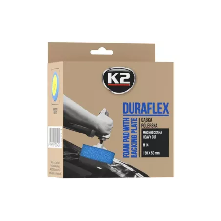 K2 Duraflex Heavy Cut Polishing Pad M14 Thread (Ø150x50)