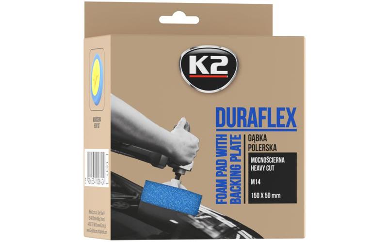 K2 Duraflex Heavy Cut Polishing Pad M14 Thread (Ø150x50)