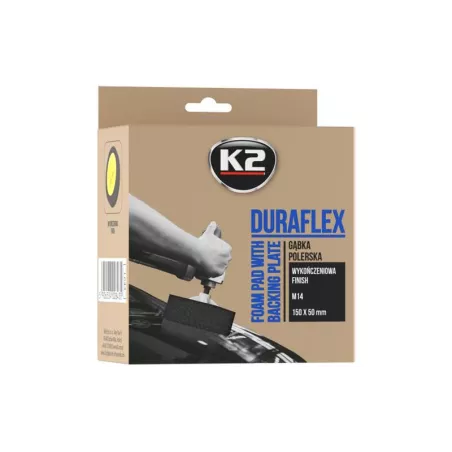 K2 Duraflex Polierschwamm Fein Schleifend Mit Gewinde M14 (Ø150x50)