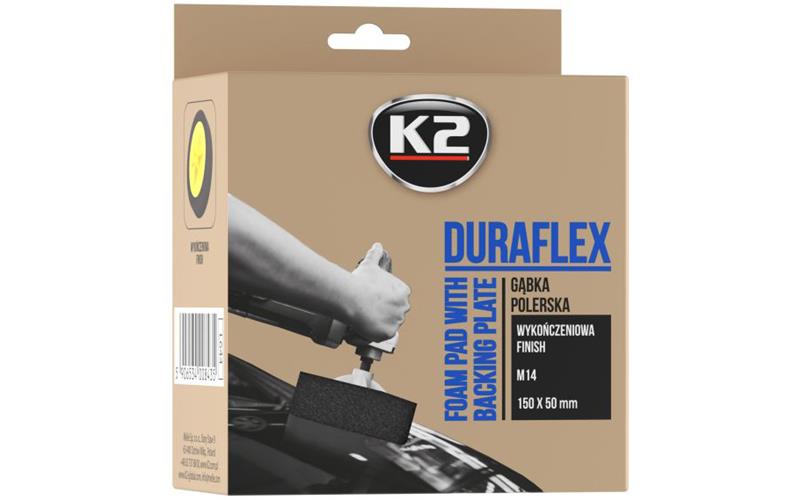 K2 Duraflex Gąbka Polerska Wykończeniowa Gąbka Polerska Na Gwint M14 (Ø150x50)