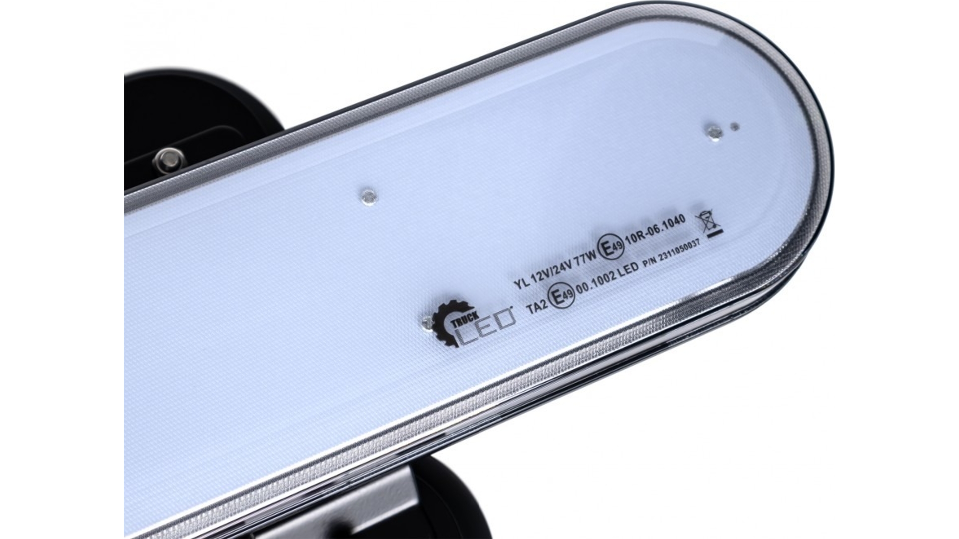 LED Warning Light Bar 600x100mm Magnet 12 / 24V R65 R10 Cigarette Lighter Plug