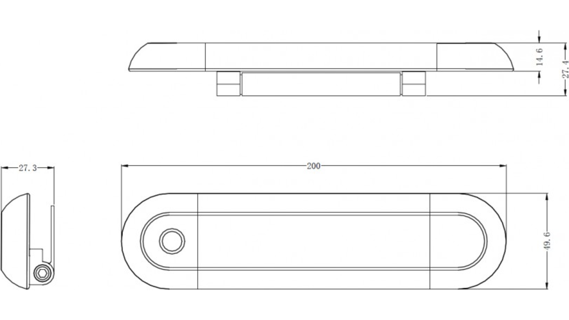 КОРОТКАЯ ЛАМПА САЛОНА 41 X LED 5W 12 / 24V R10 Ip56