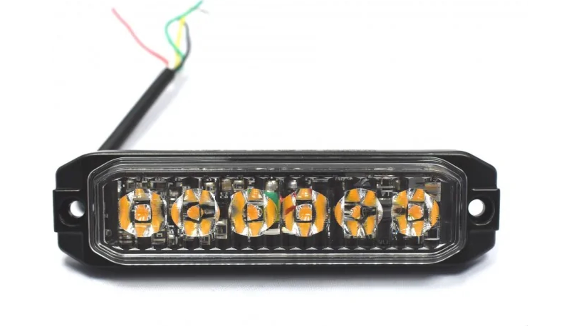 Strobe Lamp Tl 6 X LED 12 / 24V R10 R65 (Yellow)