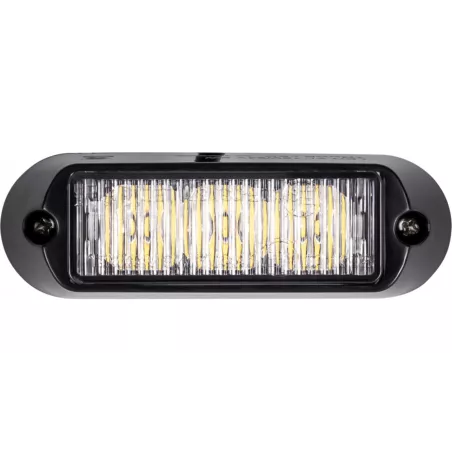 Strobe Lamp 3 X LED 9W 12 / 24V R65 R10 (Yellow)