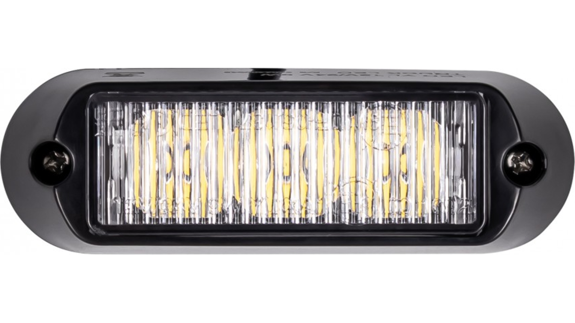 Feu Stroboscopique 3 X LED 9W 12 / 24V R65 R10 (Jaune)