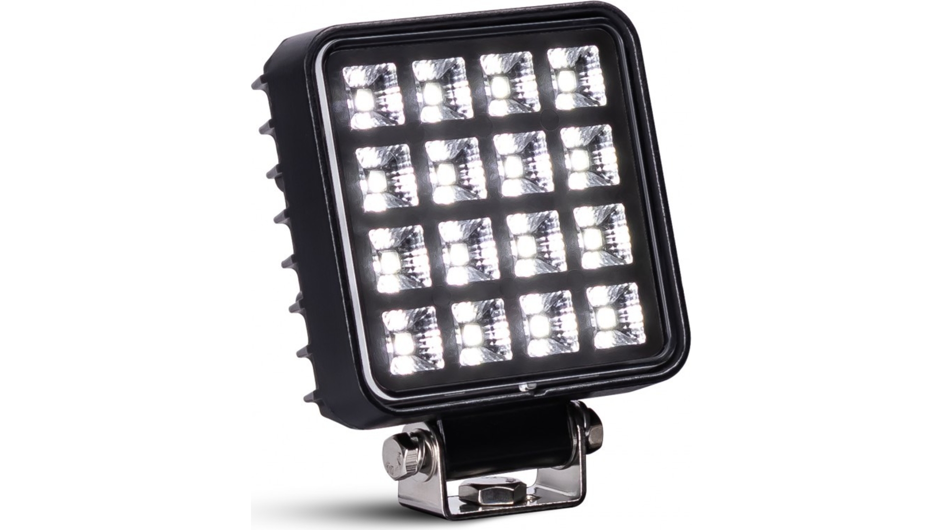Phare de Travail Carré 16 X LED Avec Interrupteur