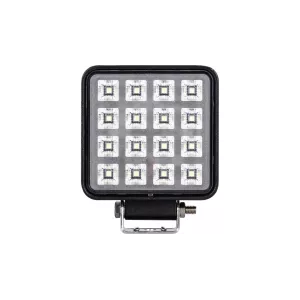 Square Work Lamp 16 X LED With Switch