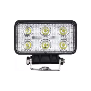 Rechteckige Arbeitsleuchte 6 X LED Flood