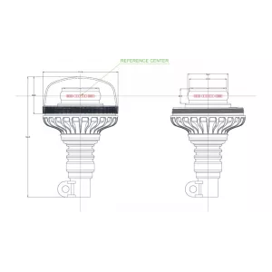 Beacon Lamp Truckled Opti 36 X LED Flex