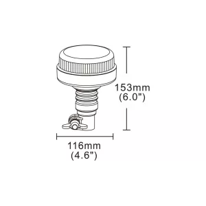 Gyrophare 12 X LED Flex R65 R10, 4 Modes de Clignotement
