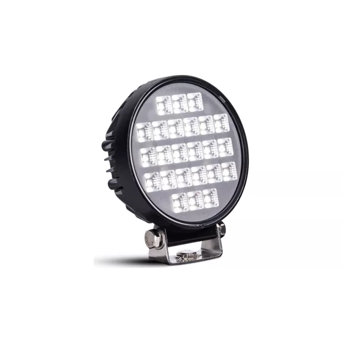 Round Work Lamp 24 X LED With Switch