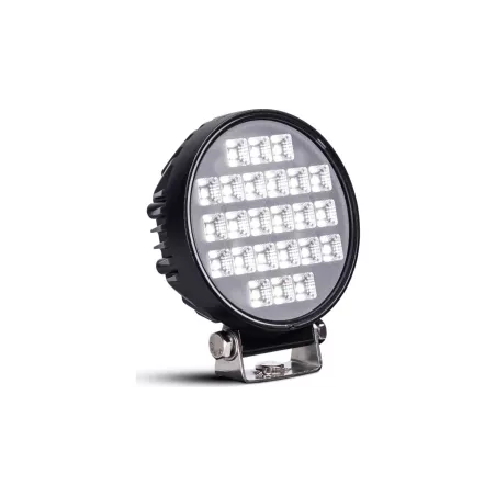 Round Work Lamp 24 X LED With Switch