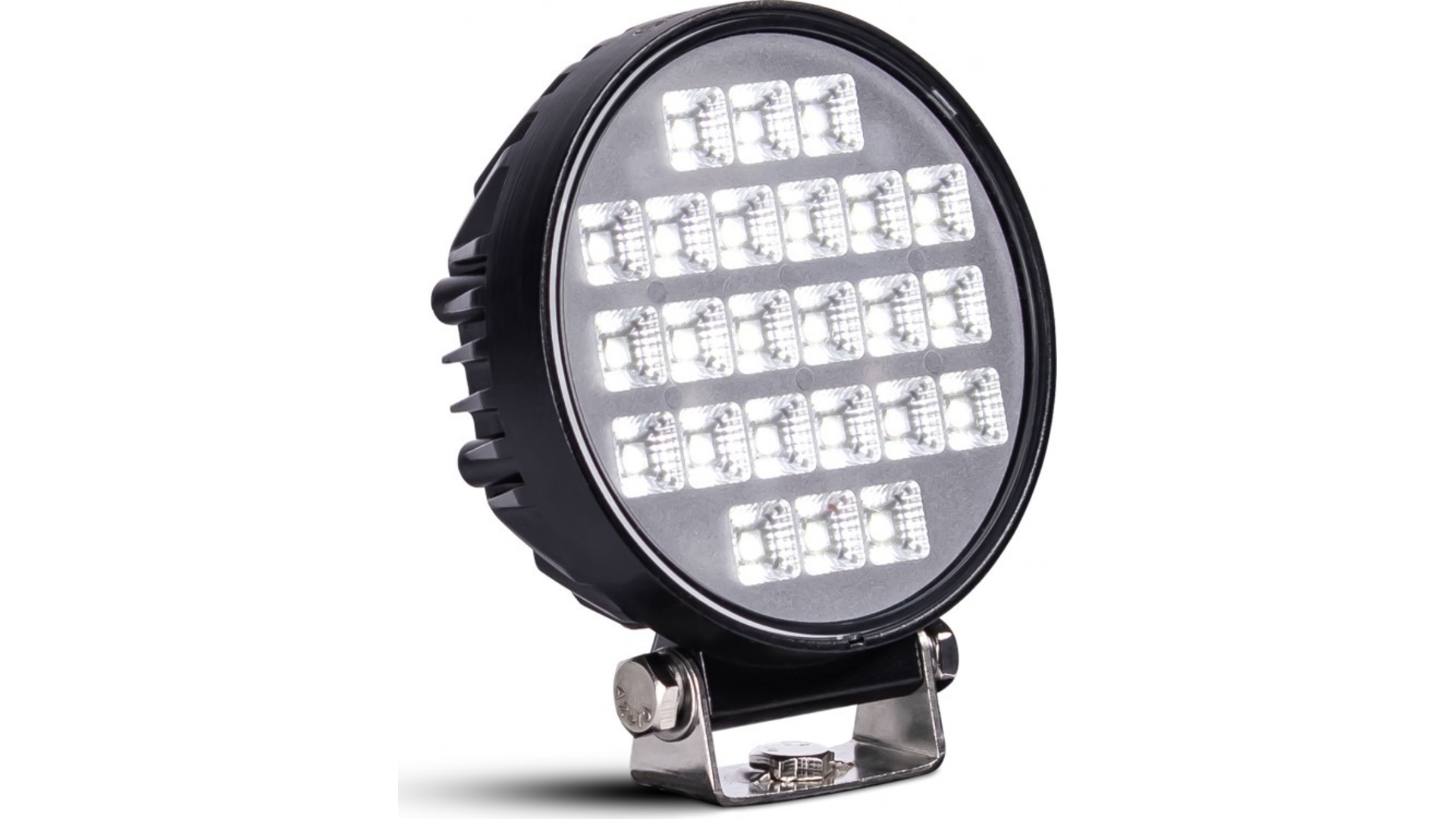 Round Work Lamp 24 X LED With Switch