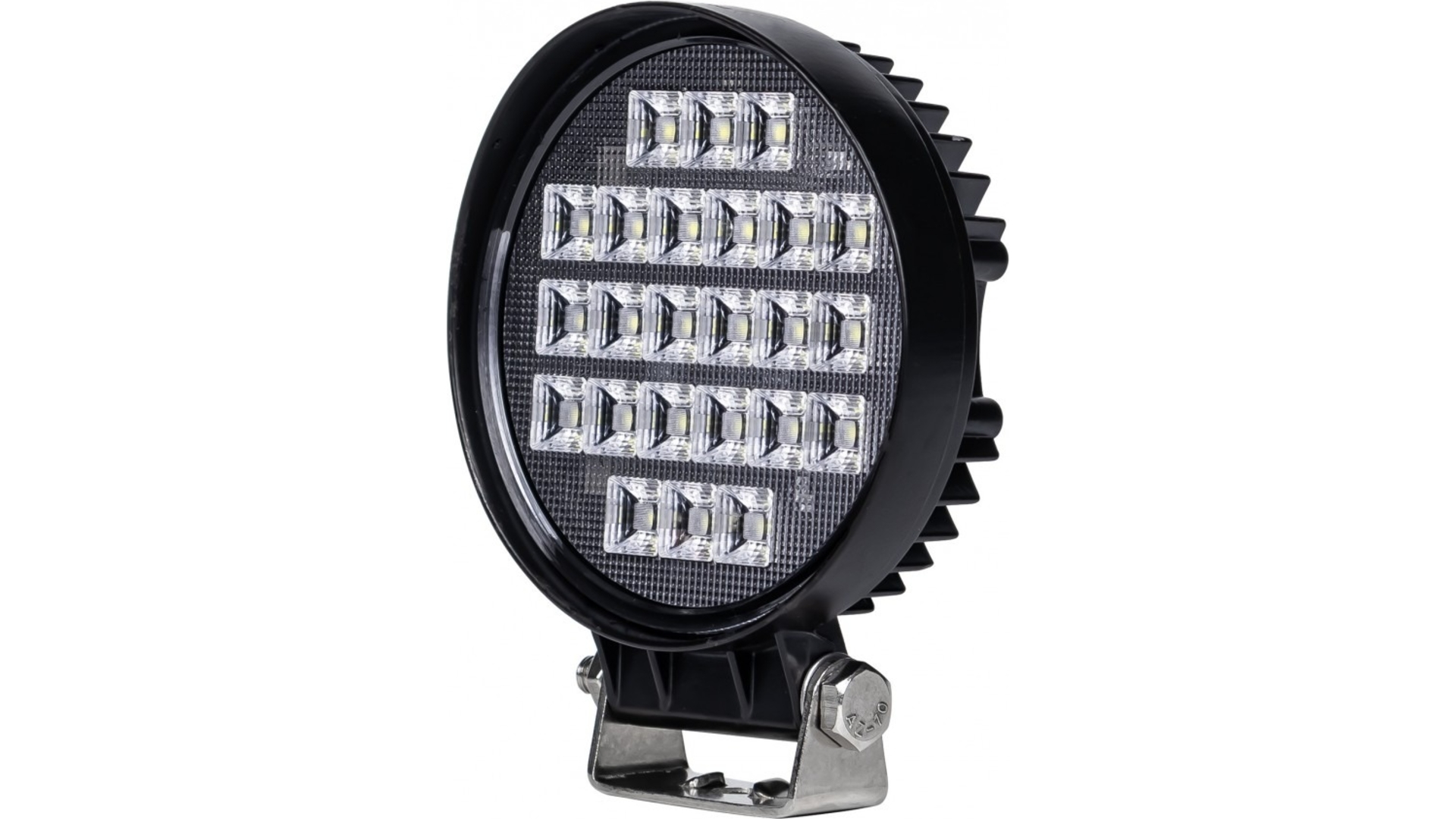Round Work Lamp 24 X LED With Switch