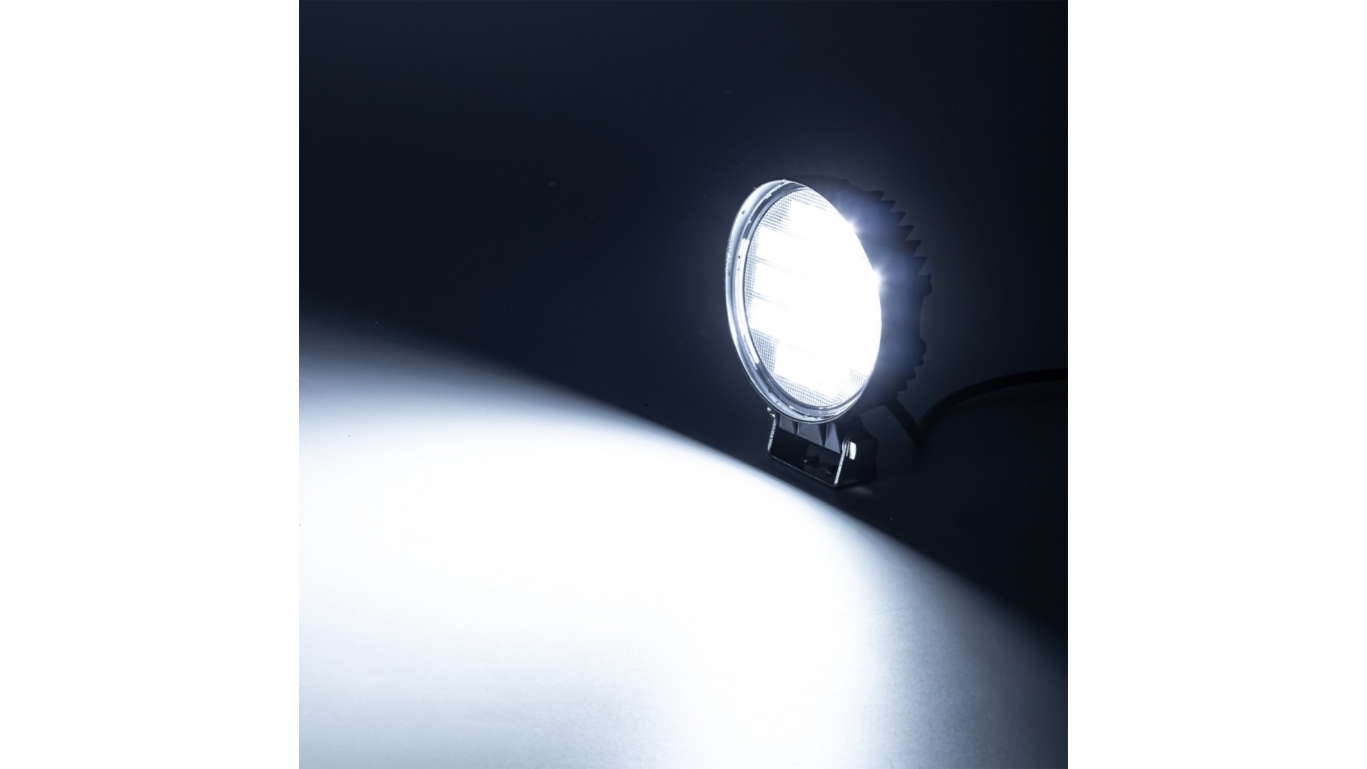 Round Work Lamp 24 X LED With Switch