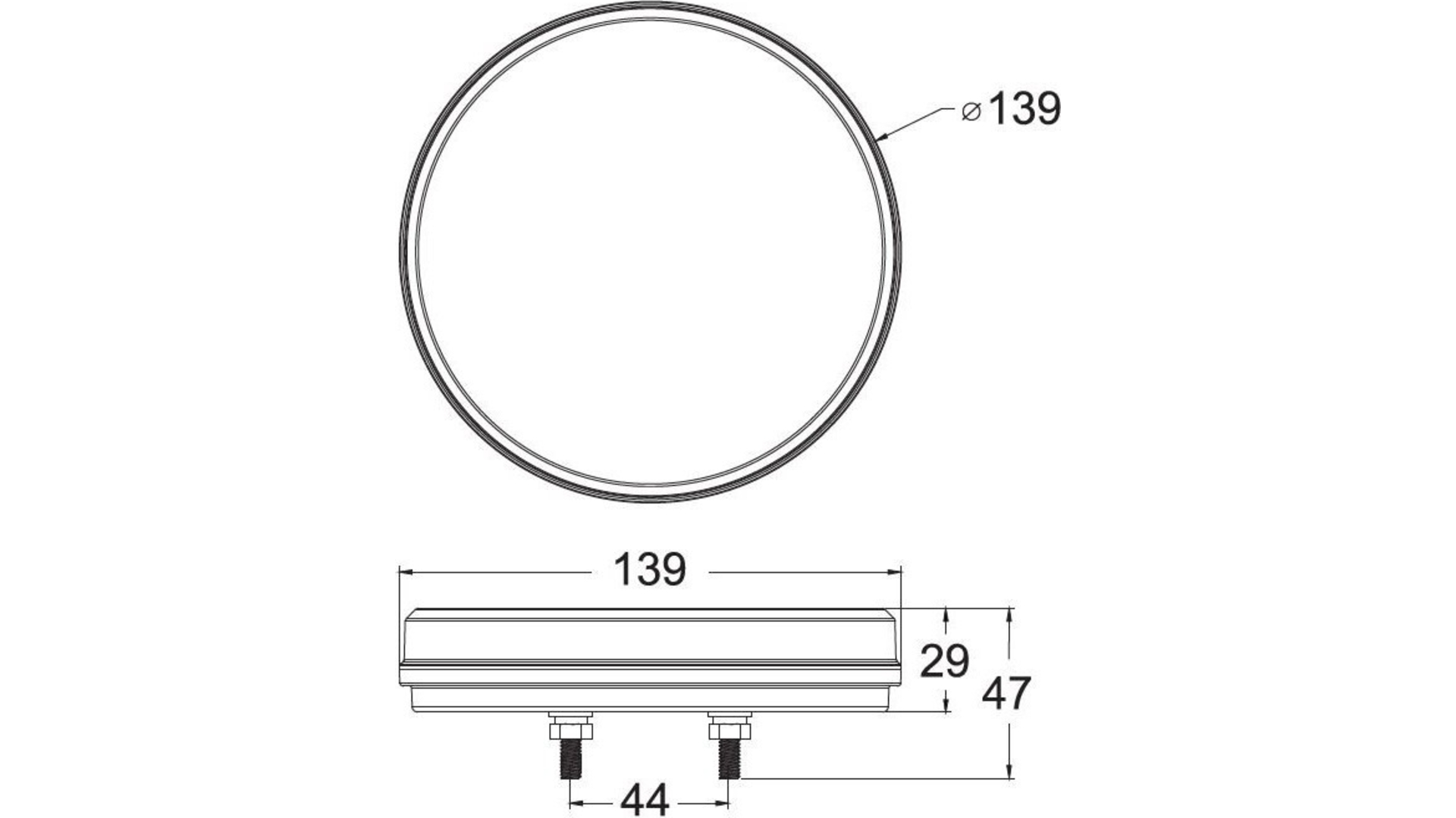 LED-Ring-Rückleuchte Mit Dynamischem Blinker