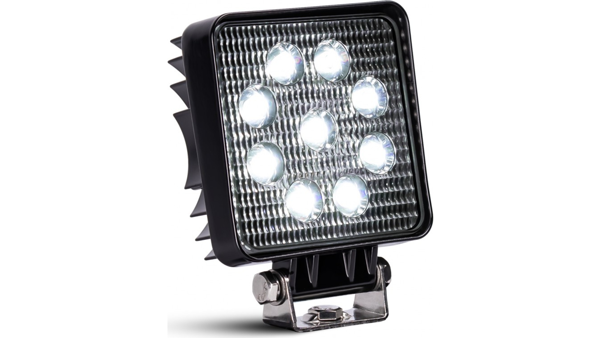 Quadratische Arbeitsleuchte 9 X LED Mit 4m Kabel