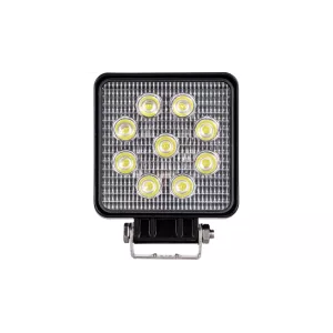 Square Work Lamp 9 X LED With 4m Cable