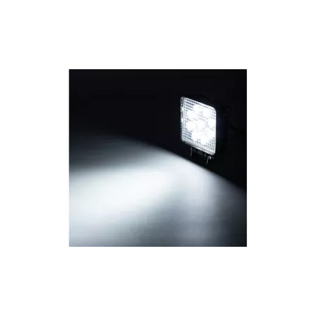 Square Work Lamp 9 X LED With 4m Cable