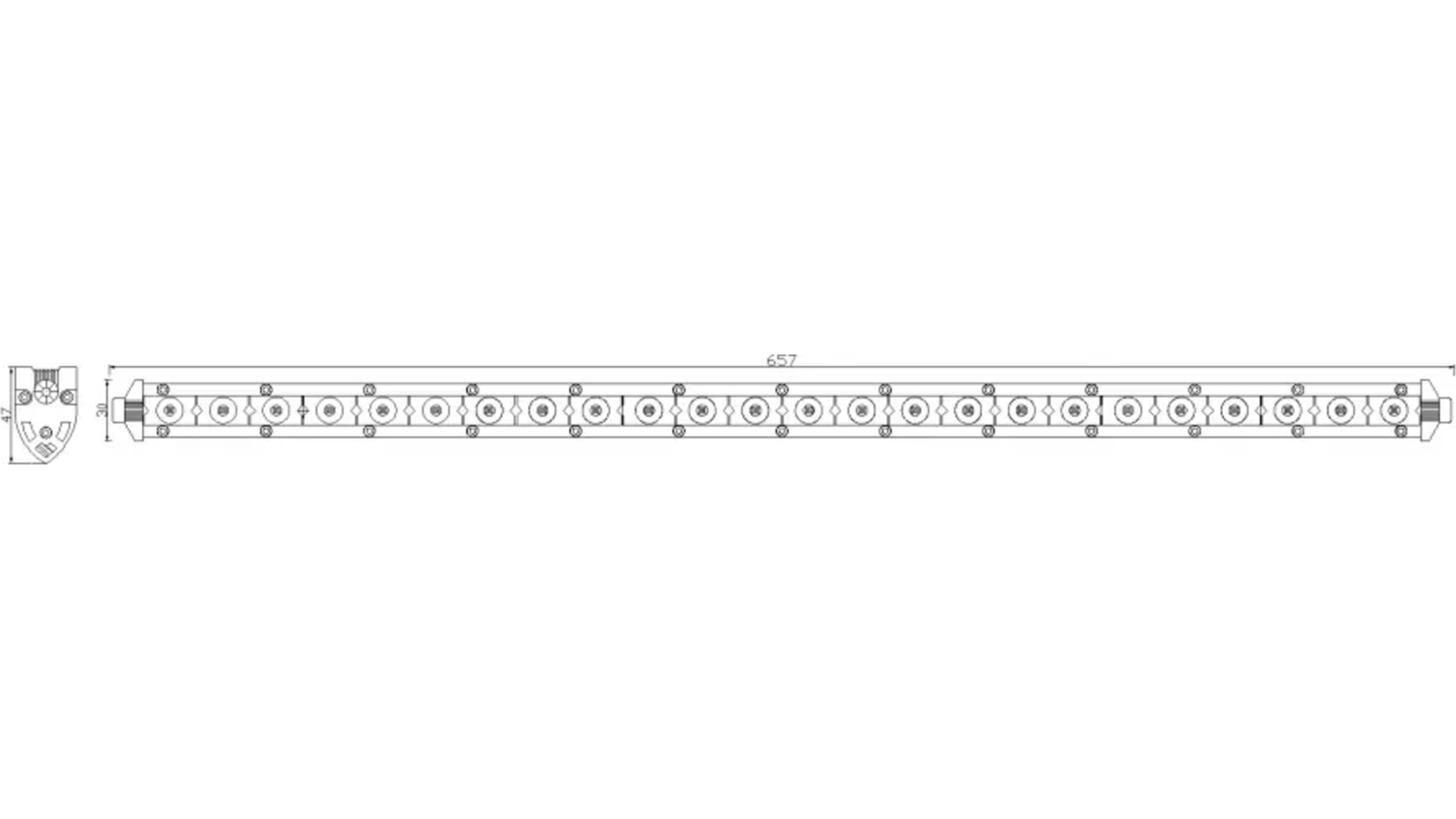 LED-Panel 24 X LED