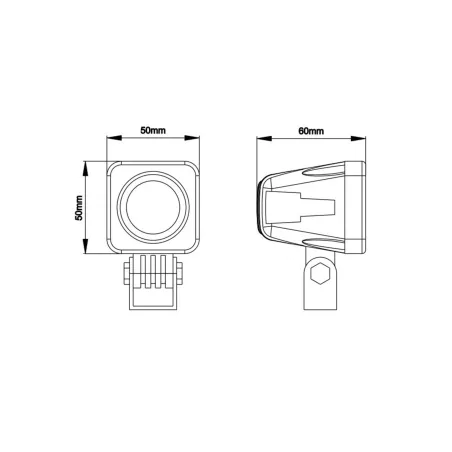 Small LED Work Lamp Flood