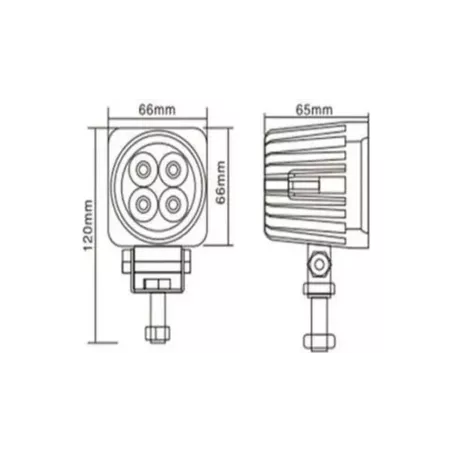 Work Lamp 4 X LED