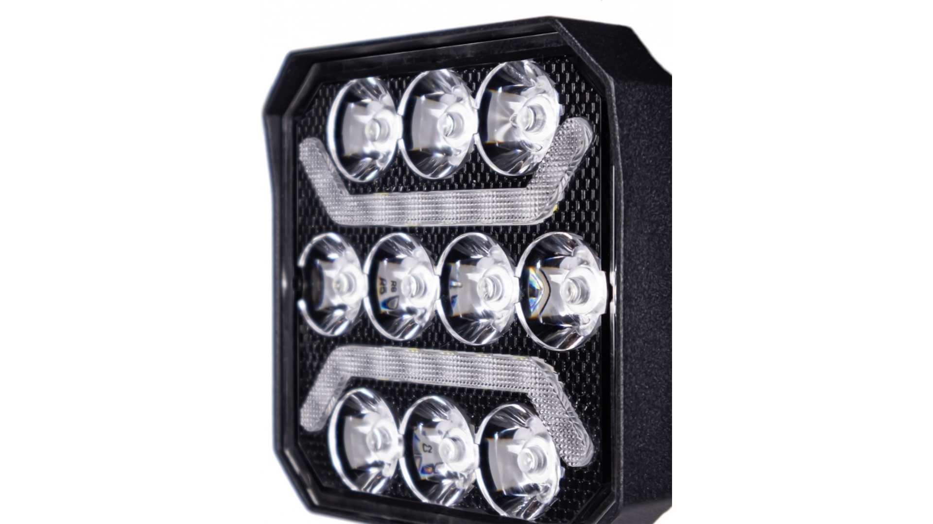 Work Lamp 10 X LED + 2 X LED Strips (White)