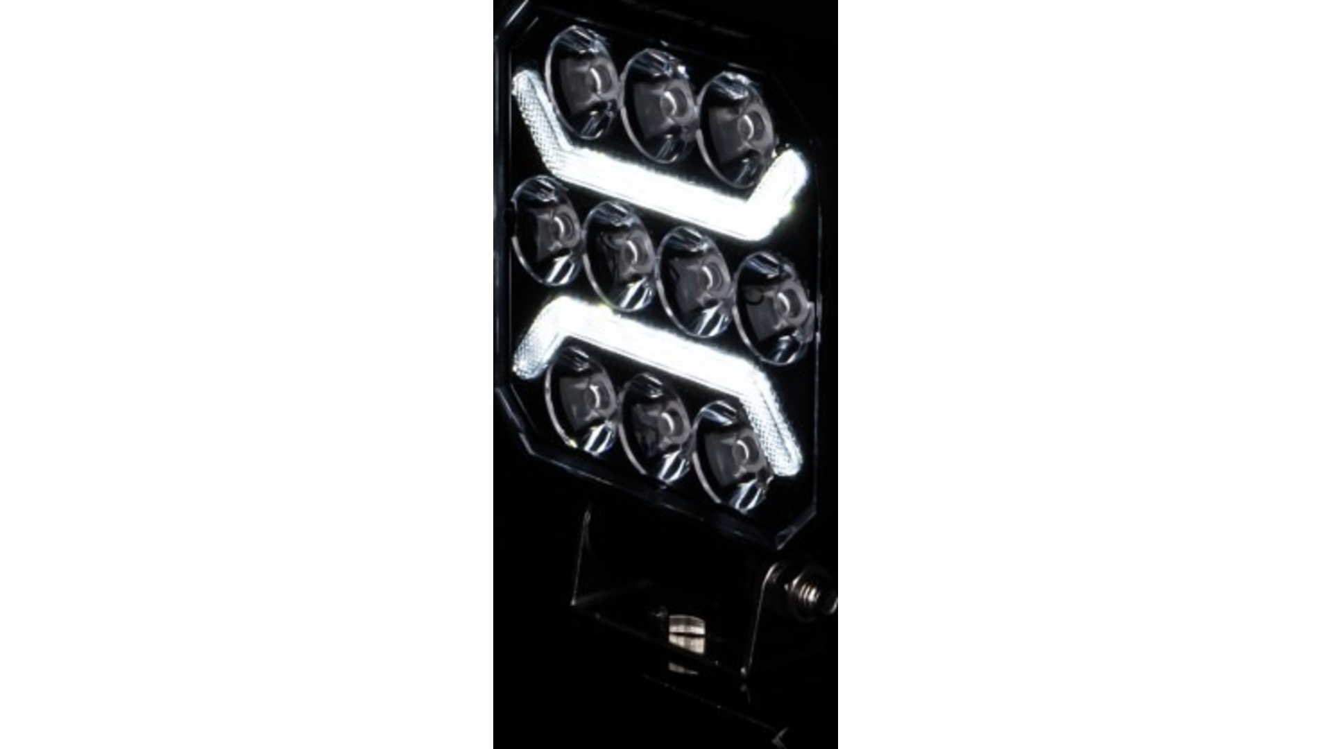 Work Lamp 10 X LED + 2 X LED Strips (White)