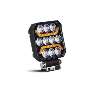 PHARE DE TRAVAIL 10 x LED + 2 x BANDES LED (ORANGE)