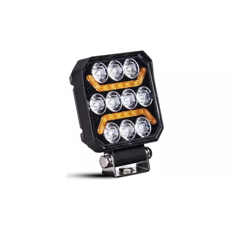 Arbeitsleuchte 10 X LED + 2 X LED-Streifen (Orange)
