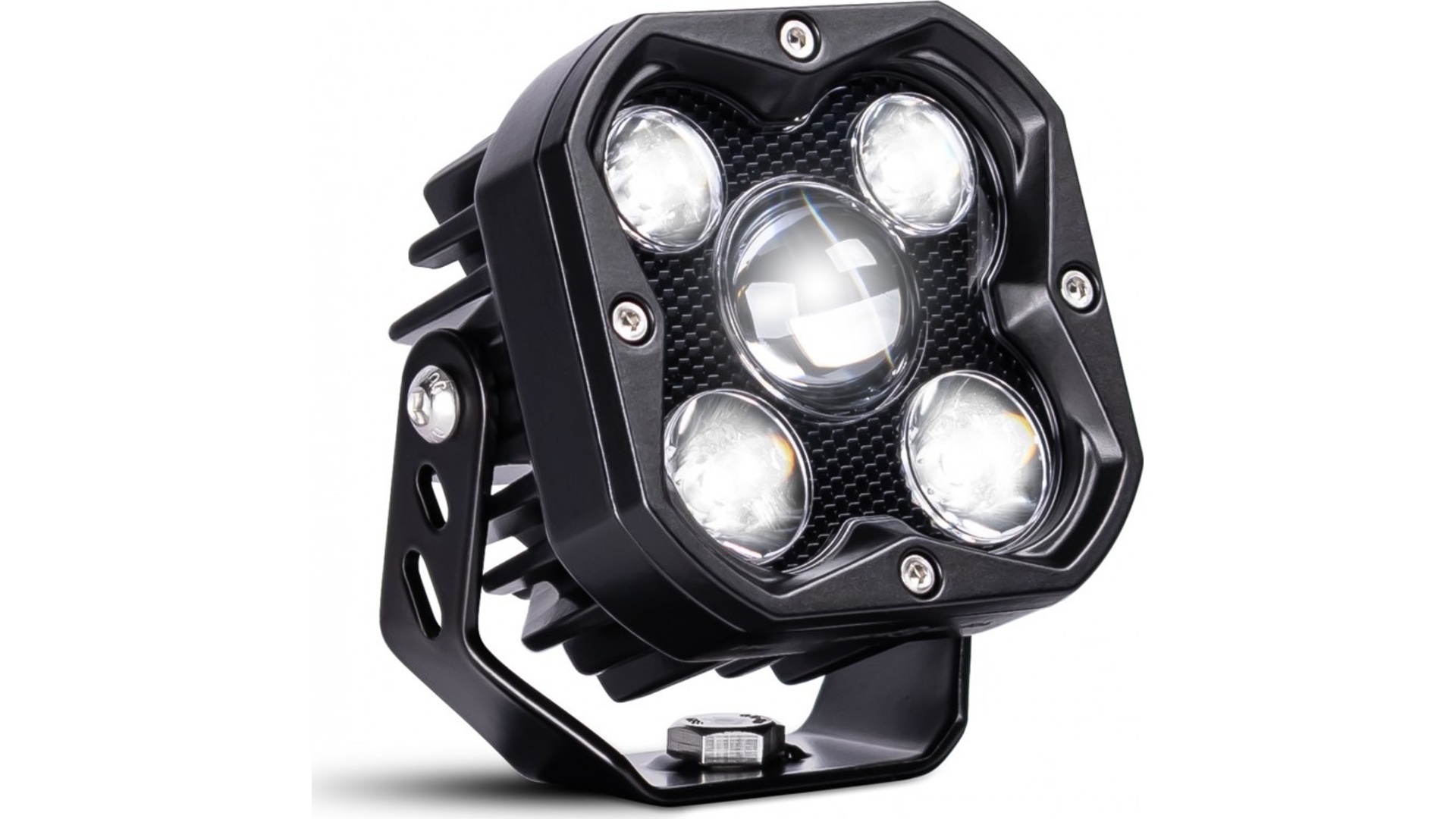 Work Lamp 4 X LED + 1 X LED With Lens