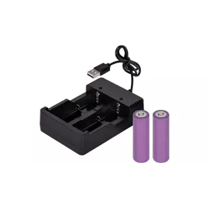Linterna Táctica LED T6 10W 300lm USB Recargable, 6 Modos de Iluminación
