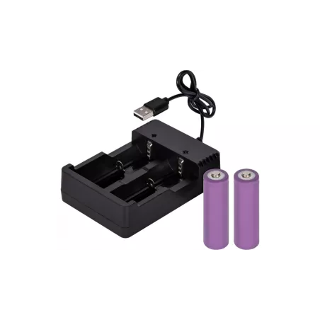Taktische Taschenlampe LED T6 10W 300lm USB Akkubetrieben, 6 Leuchtmodi