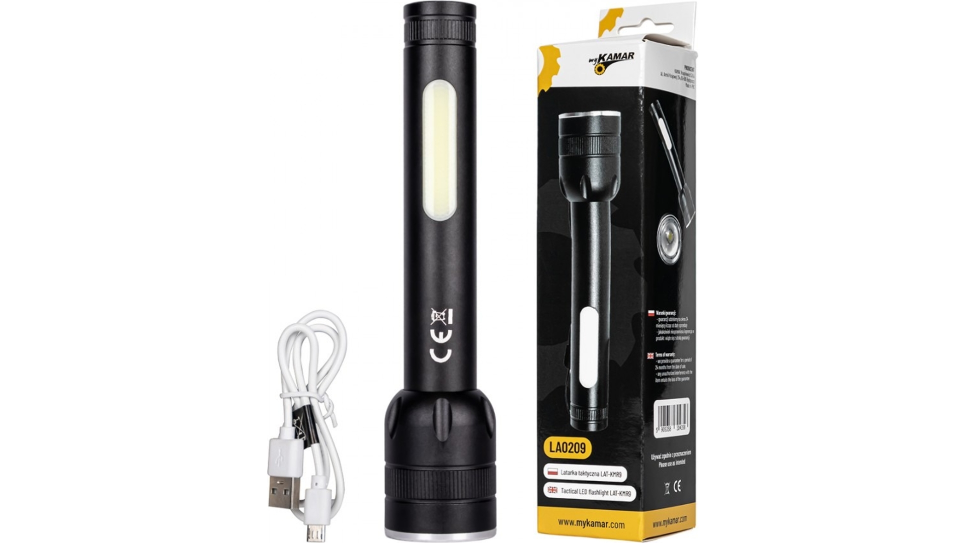 Taktische Taschenlampe Lat-Kmr9