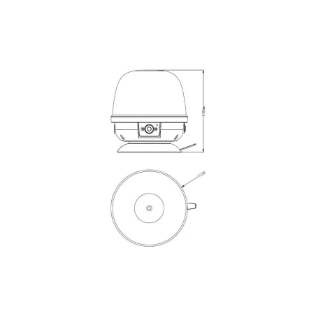 Beacon Lamp 10 X LED 15W Magnet, Wireless