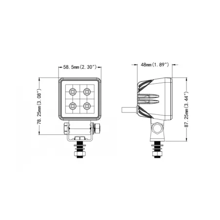 Work Lamp 6 X LED