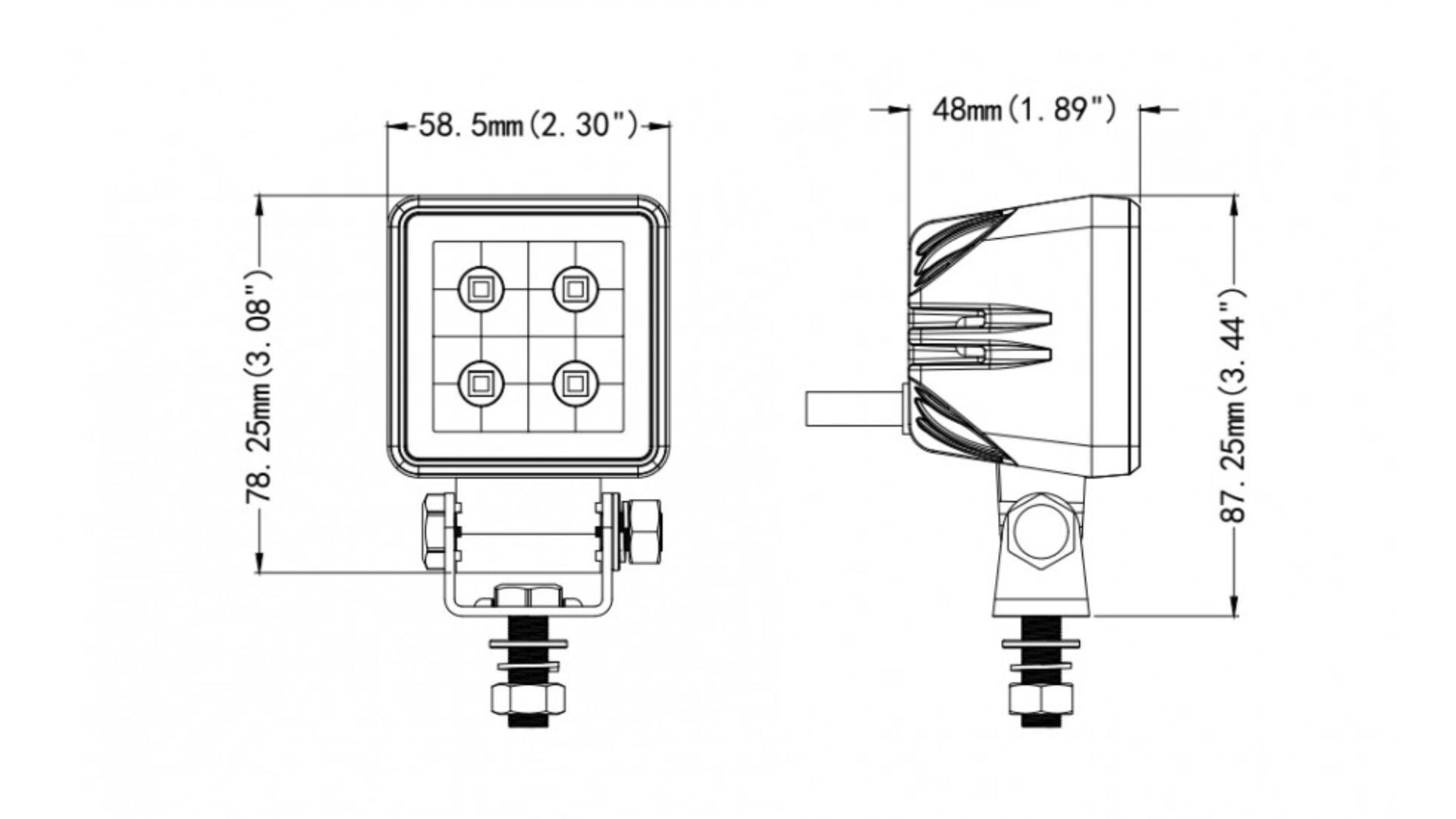 Work Lamp 6 X LED