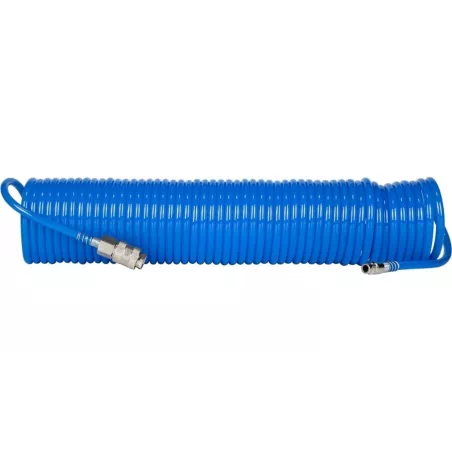 Tuyau Spiralé Pneumatique Pu 12x8mm 5m