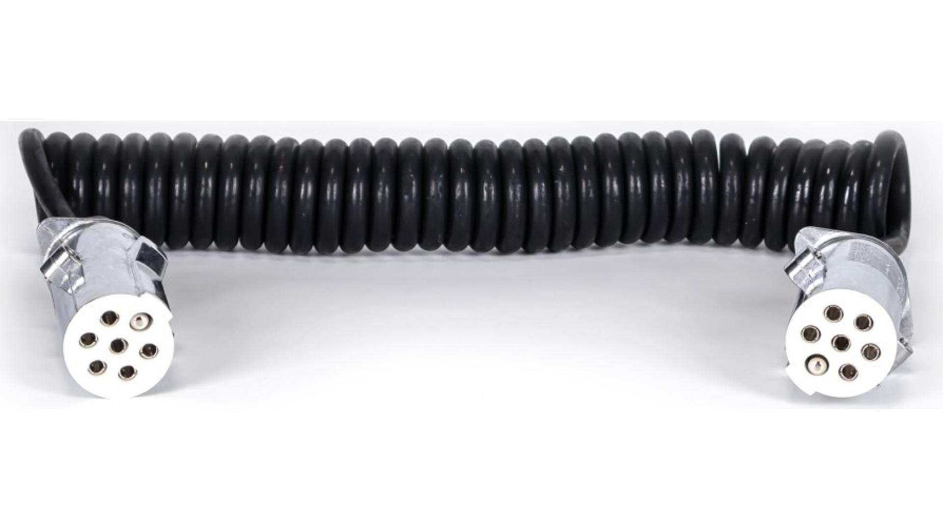 Cable Eléctrico Espiral con Clavijas S 5m