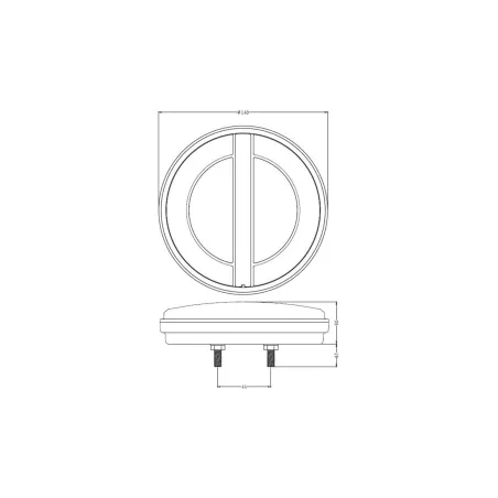 Piloto Trasero LED Tl 12 / 24V Izq