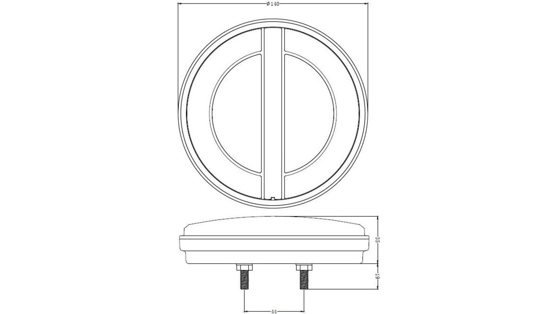Lampa Zespolona Tylna LED Tl 12 / 24V Lewa